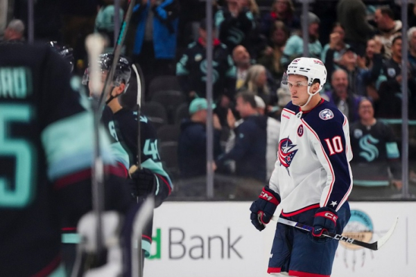 Нью-Джерси — Коламбус — 3:5, видео, голы, обзор матча чемпионата НХЛ, две драки Воронкова Нью-Джерси — Коламбус — 3:5, видео, голы, обзор матча чемпионата НХЛ, две драки Воронкова